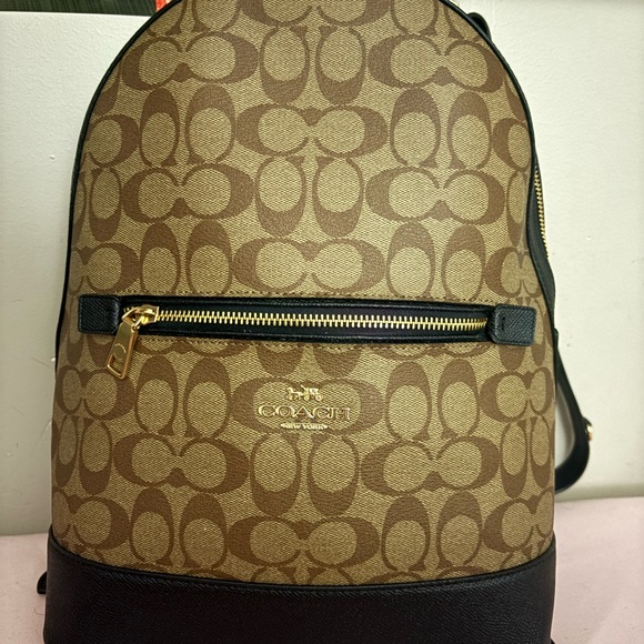 Coach Kenley Signature Black and Brown - Picture 1 of 5